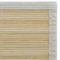 Tapete retangular bambu 80 x 300 cm natural