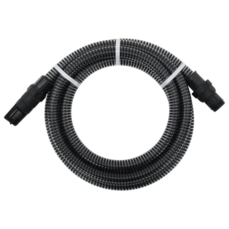 Mangueira de sucção com conectores de PVC 1" 4 m PVC preto-Mangueiras de jardim-Home Retail