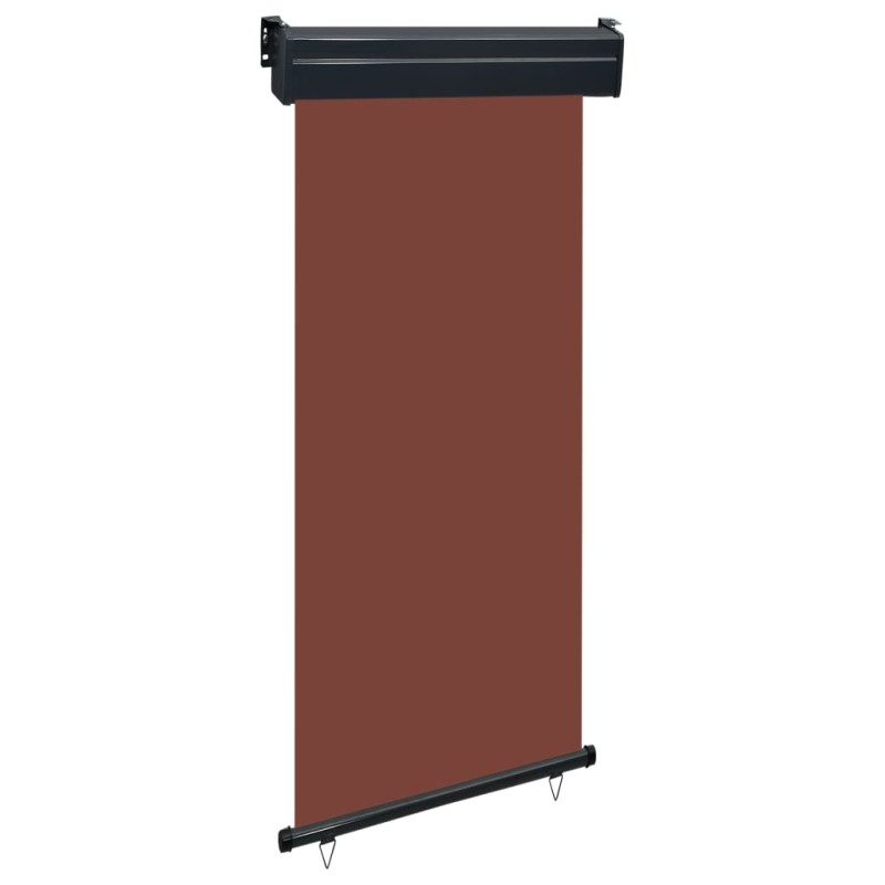 Toldo lateral para varanda 100x250 cm castanho-Guarda-sóis e telas de varanda-Home Retail