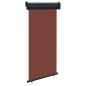 Toldo lateral para varanda 100x250 cm castanho