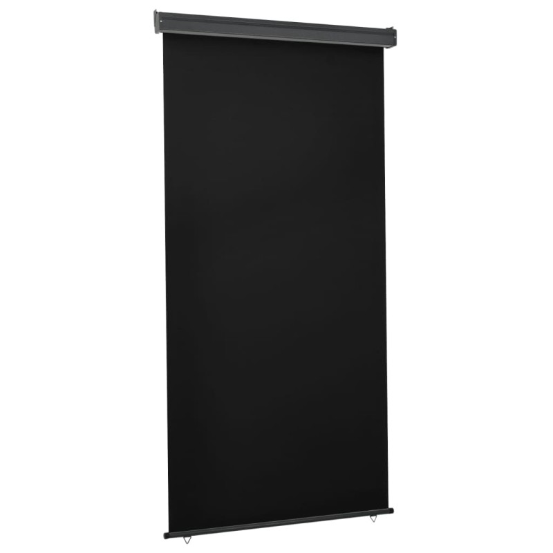 Toldo lateral para varanda 122x250 cm preto-Guarda-sóis e telas de varanda-Home Retail