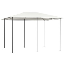 Gazebo 3x4x2,6 m 160 g/m² cor creme