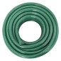 VidaXL Mangueira de jardim com conjunto de encaixe 0,75" 10m PVC verde