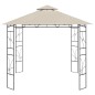 Gazebo 3x3x2,7 m 160 g/m² cor creme