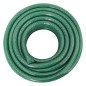 VidaXL Mangueira de jardim com conjunto de encaixe 0,9" 50 m PVC verde