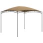 Gazebo 3x4x2,65 m 180 g/m² cinzento-acastanhado