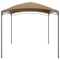 Gazebo 3x4x2,65 m 180 g/m² cinzento-acastanhado