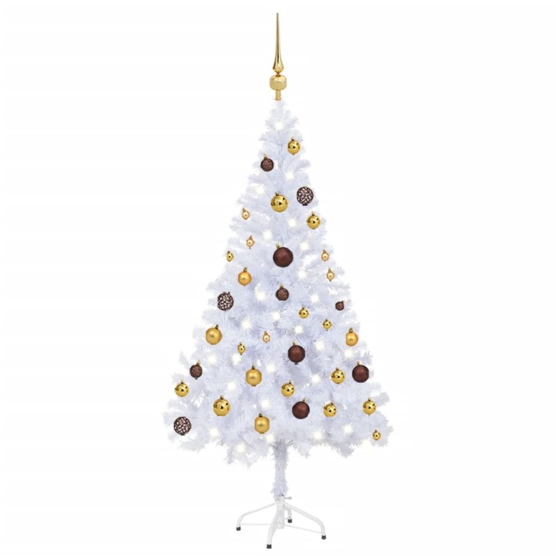 Árvore de Natal artificial pré-iluminada com bolas 230 ramos-Árvores de Natal-Home Retail