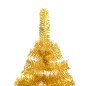 Árvore Natal artificial pré-iluminada c/bolas 210cm PET dourado