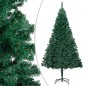 Árvore Natal artificial pré-iluminada c/ bolas 180 cm PVC verde