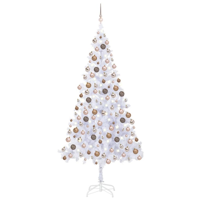 Árvore de Natal artificial pré-iluminada c/ bolas 910 ramos-Árvores de Natal-Home Retail