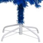 Árvore Natal artificial pré-iluminada c/ bolas 180cm PVC azul