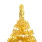 Árvore Natal artificial pré-iluminada c/bolas 180cm PET dourado