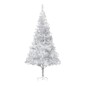 Árvore Natal artificial pré-iluminada c/bola 210cm PET prateado