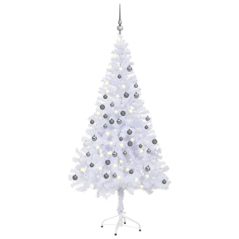 Árvore de Natal artificial pré-iluminada com bolas 230 ramos-Árvores de Natal-Home Retail