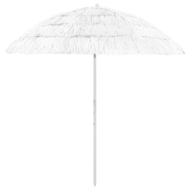 Guarda-sol de praia Hawaii 240 cm branco-Guarda-sóis e telas de varanda-Home Retail