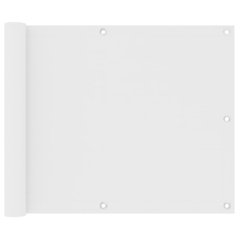 Tela de varanda 75x400 cm tecido Oxford branco-Guarda-sóis e telas de varanda-Home Retail