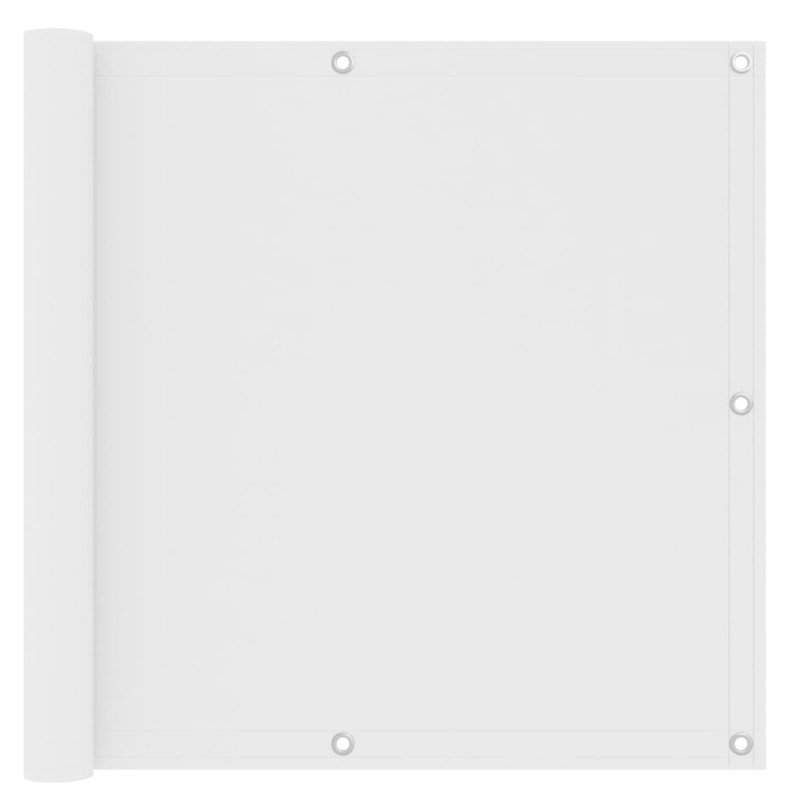 Tela de varanda 90x500 cm tecido Oxford branco-Guarda-sóis e telas de varanda-Home Retail