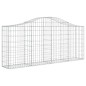 Cestos gabião arqueados 20pcs 200x30x80/100cm ferro galvanizado