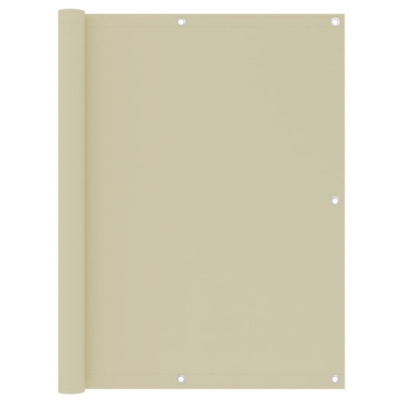 Tela de varanda 120x500 cm tecido Oxford creme-Guarda-sóis e telas de varanda-Home Retail