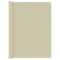 Tela de varanda 120x500 cm tecido Oxford creme