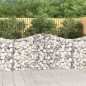 Cestos gabião arqueados 30 pcs 200x30x100/120 ferro galvanizado