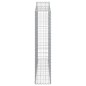 Cestos gabião arqueados 15 pcs 200x30x140/160 ferro galvanizado