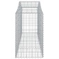 Cestos gabião arqueados 8 pcs 200x50x80/100cm ferro galvanizado