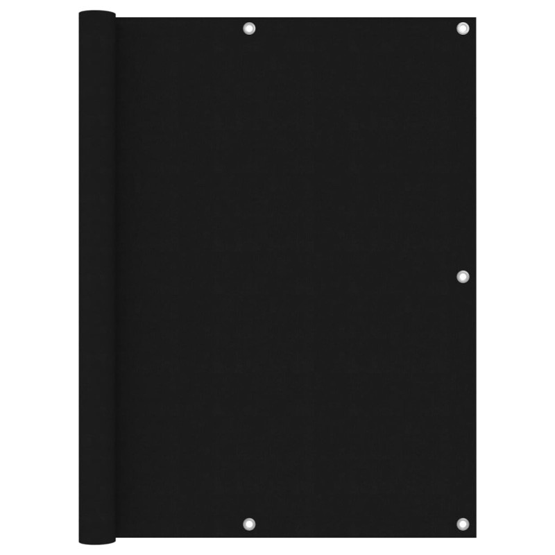 Tela de varanda 120x400 cm tecido Oxford preto-Guarda-sóis e telas de varanda-Home Retail