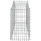 Cestos gabião arqueados 10pcs 200x50x80/100cm ferro galvanizado