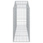 Cestos gabião arqueados 12pcs 200x50x120/140 ferro galvanizado