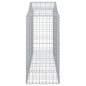 Cestos gabião arqueados 14pcs 200x50x120/140 ferro galvanizado