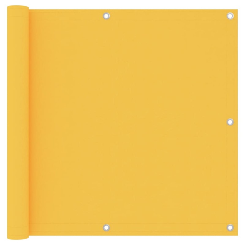 Tela de varanda 90x400 cm tecido Oxford amarelo-Guarda-sóis e telas de varanda-Home Retail