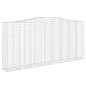 Cestos gabião arqueados 6pcs 400x50x180/200cm ferro galvanizado