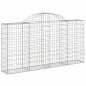 Cestos gabião arqueados 7pcs 200x30x100/120cm ferro galvanizado