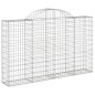 Cestos gabião arqueados 12pcs 200x30x120/140 ferro galvanizado