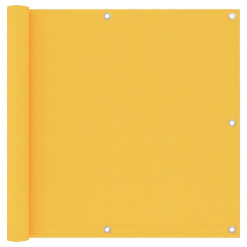 Tela de varanda 90x600 cm tecido Oxford amarelo-Guarda-sóis e telas de varanda-Home Retail