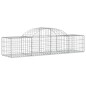 Cestos gabião arqueados 20pcs 200x50x40/60 cm ferro galvanizado