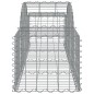 Cestos gabião arqueados 15pcs 200x50x40/60 cm ferro galvanizado