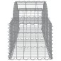 Cestos gabião arqueados 20pcs 200x50x40/60 cm ferro galvanizado