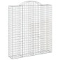 Cestos gabião arqueados 15 pcs 200x50x220/240 ferro galvanizado