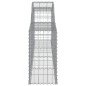 Cestos gabião arqueados 30pcs 300x30x60/80 cm ferro galvanizado