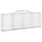 Cestos gabião arqueados 17pcs 300x30x100/120 ferro galvanizado