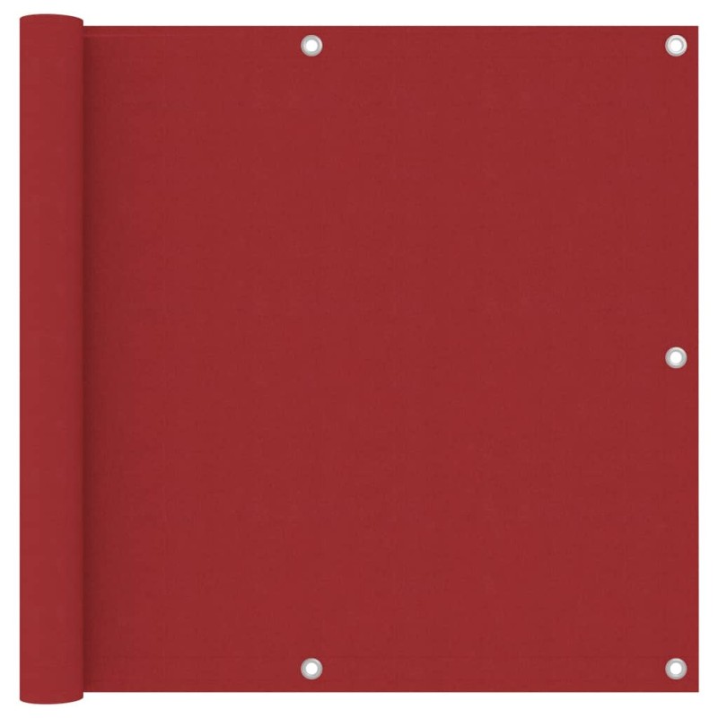 Tela de varanda 90x500 cm tecido Oxford vermelho-Guarda-sóis e telas de varanda-Home Retail