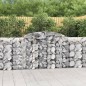 Cestos gabião arqueados 25 pcs 300x50x100/120 ferro galvanizado