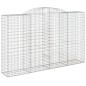 Cestos gabião arqueados 6pcs 300x50x180/200cm ferro galvanizado