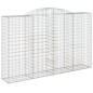 Cestos gabião arqueados 11 pcs 300x50x180/200 ferro galvanizado