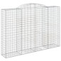 Cestos gabião arqueados 5pcs 300x50x200/220cm ferro galvanizado