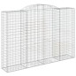 Cestos gabião arqueados 7pcs 300x50x200/220cm ferro galvanizado