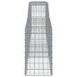 Cestos gabião arqueados 7 pcs 400x50x80/100cm ferro galvanizado